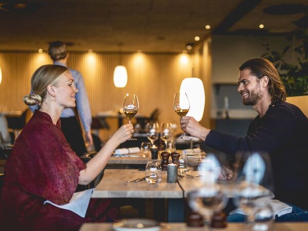 3-retters menu i restauranten for 2 personer på Fjordgaarden i Ringkøbing